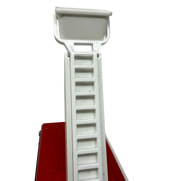 Chevron Cars Fuller Fire Truck No.42 Red Ladder Toy Vehicle Y2K Collectible - Picture 7 of 10